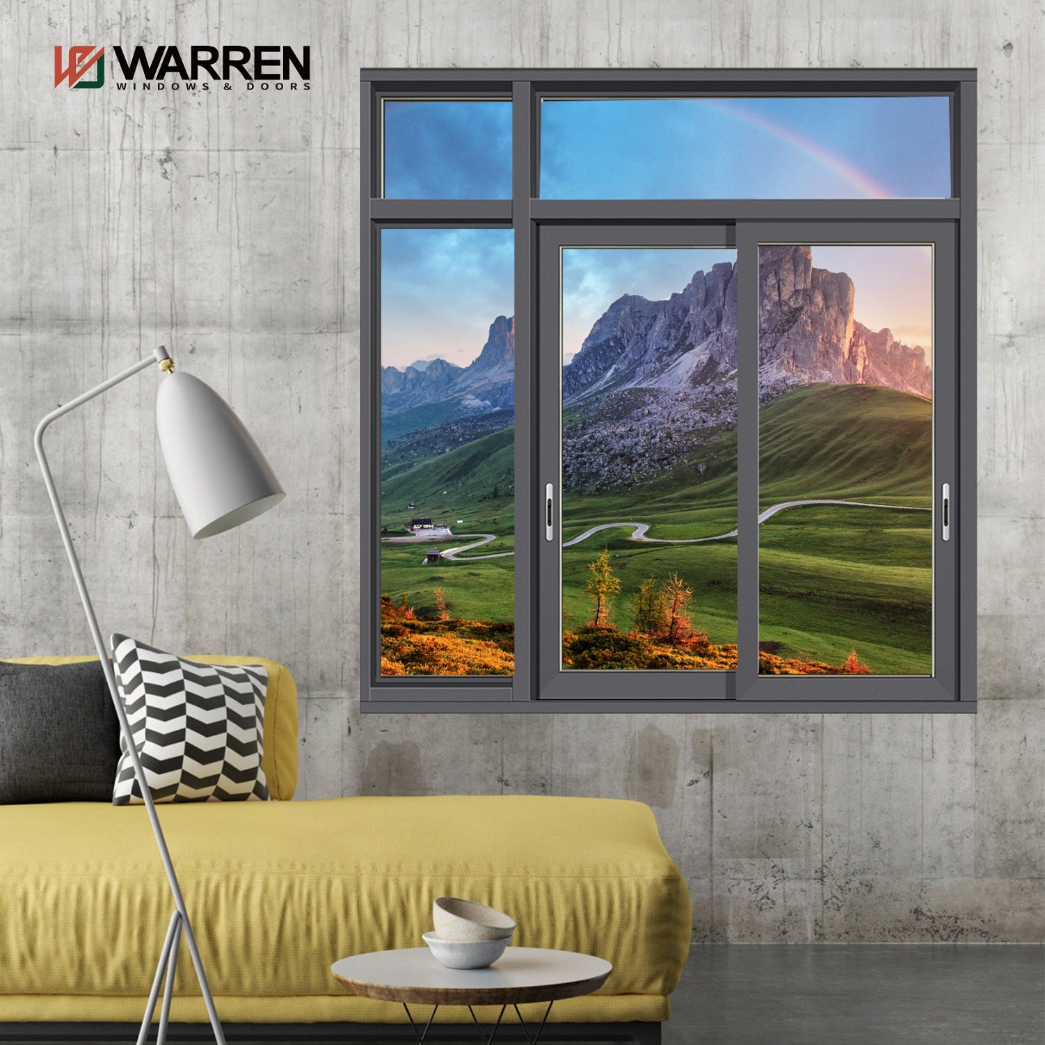 3634 Window Warren 34x34 window 3 tracks latest black sliding window design alumin ...