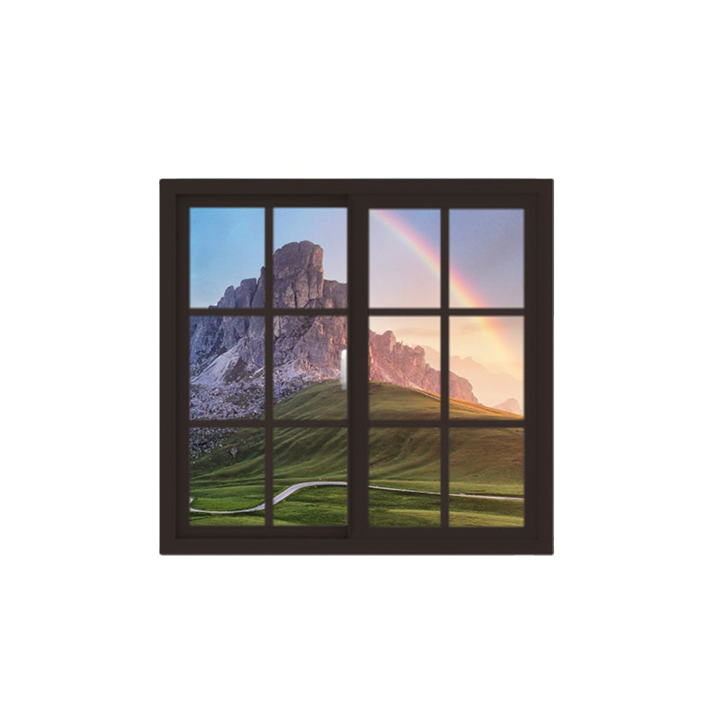 3634 Window Warren 34x34 window 3 tracks latest black sliding window design alumin ...